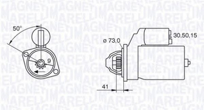 MAGNETI MARELLI 063226801010 -  Стартер